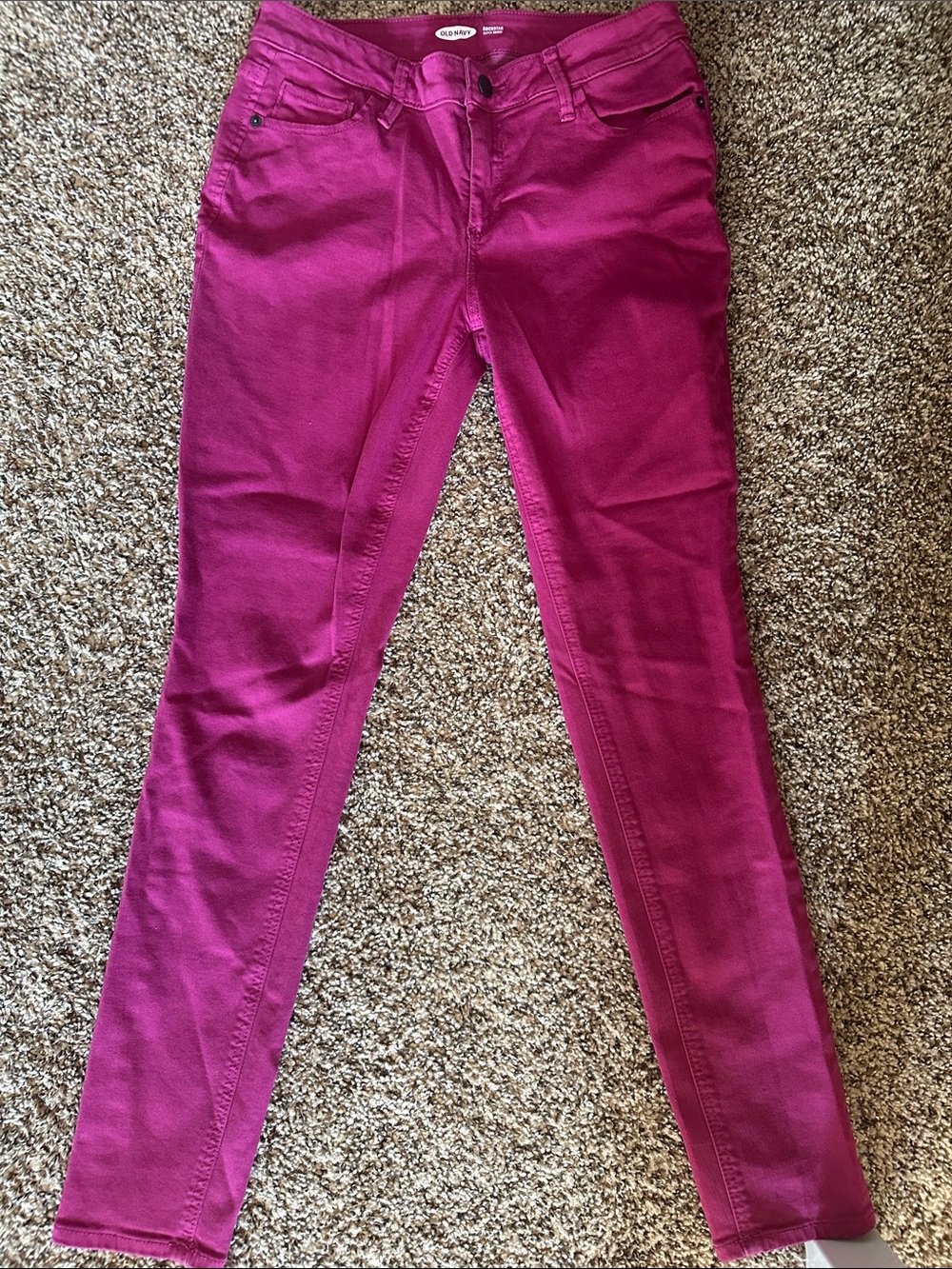 Old Navy Fuchsia Skinny Jeans
